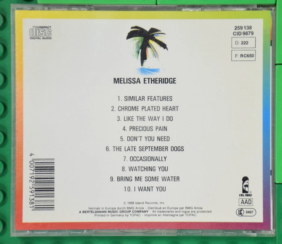 Melissa Etheridge - Melissa Etheridge - Island Records - CD - Bild 4 von 4