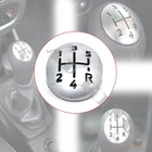 1x Gear Knob Cap For Renault Clio Modus Twingo Dacia Logan 5-Speed Chrome