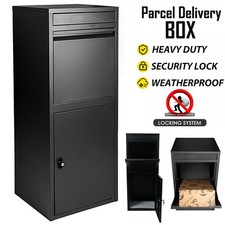 Extra Large Parcel Delivery Drop Box Lockable Outdoor Storage Letter Post Box UK