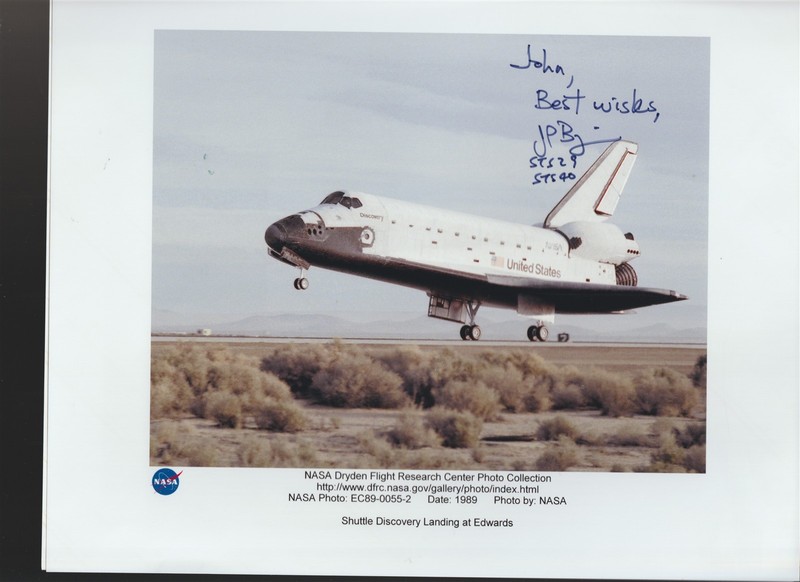 DISCOVERY STS-29 Astronaut JAMES BAGIAN- -AUTOGRAPHED,HAND SIGNED