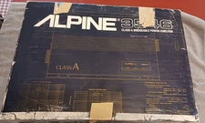 RARE NEW IN BOX SEALED IN PLASTIC OLD SCHOOL ALPINE 3546 CLASS A 400 WATT AMP