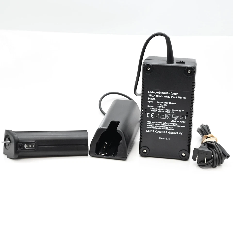 Cuerpo de cámara Leica R8 SLR con motor, batería, cargador #609 Foto 2 de 4