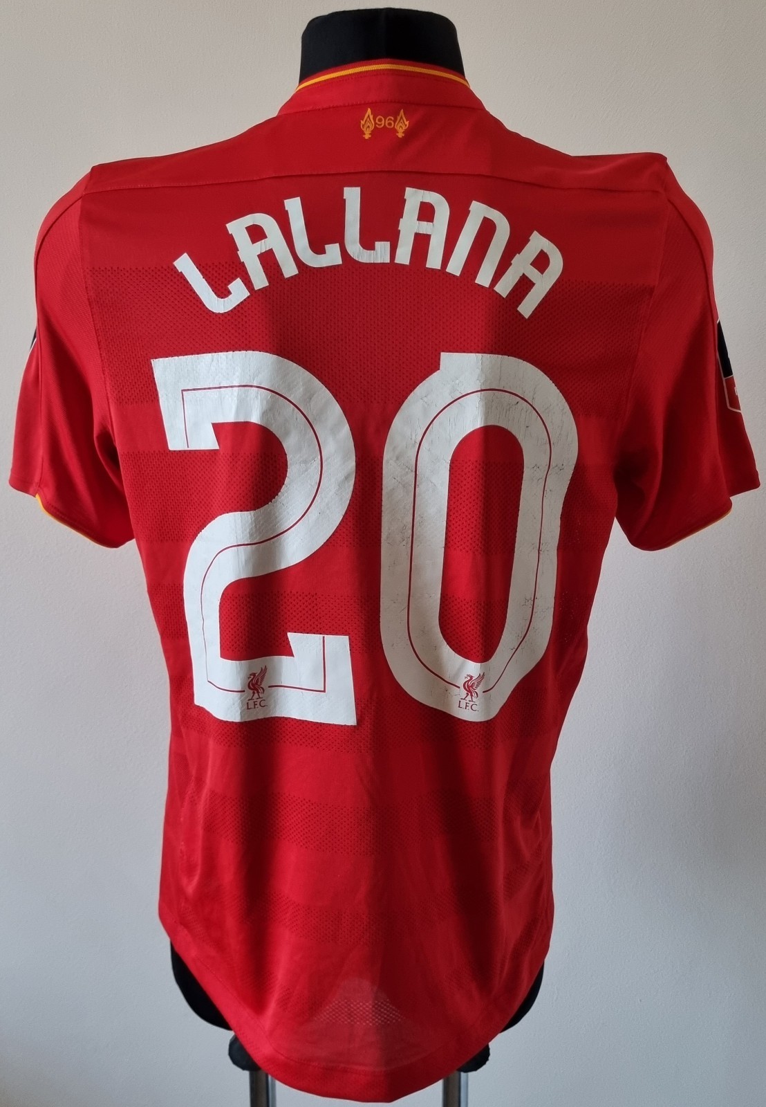 Liverpool 2016 - 2017 Home football New balance shirt #20 Lallana