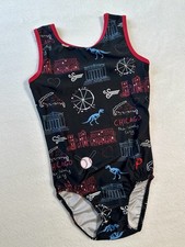 PLUM PracticeWear LEOTARD Gymnastics CHICAGO IL. Tank NOT FLIP-SIDE GK Size: AXS