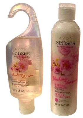 New Spring Cherry Blossom Refreshing Shower Gel And Lotion - Avon Fast Shipping 