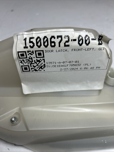 2017-2023 Tesla Model Y 3 Front Left Driver Side Door Lock OEM 1500672-00-b - Picture 4 of 9