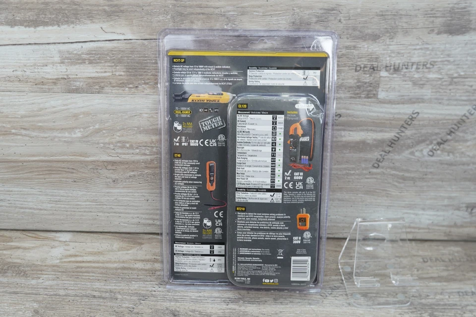 Klein Tools CL120VP 电压测试套件 带夹具计,三个测试仪 — 第 3/4 张图片