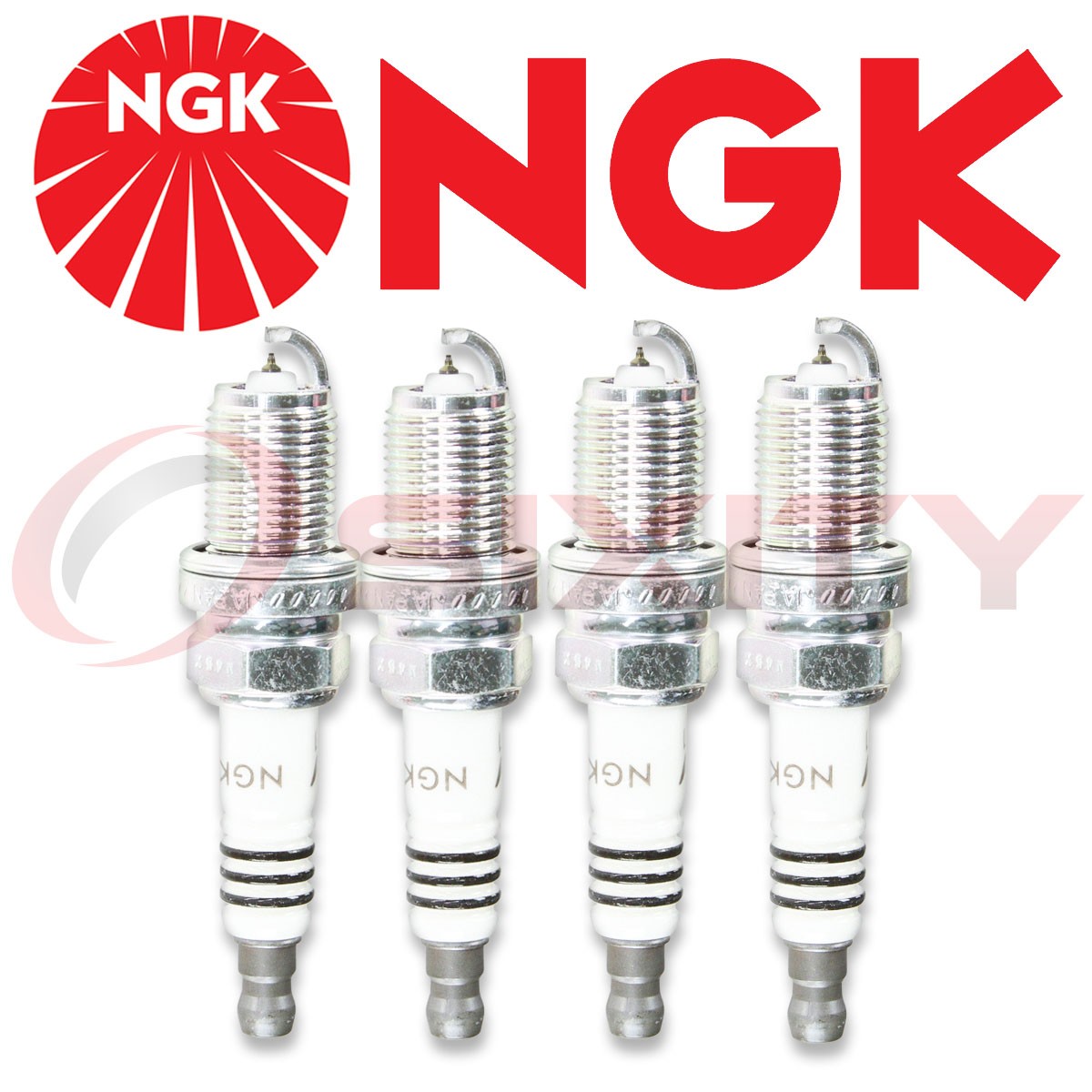 NGK BKR7EIX-11 SPARK PLUG IRIDIUM POWER 4-PEICE 6988 COLDER PLUGS