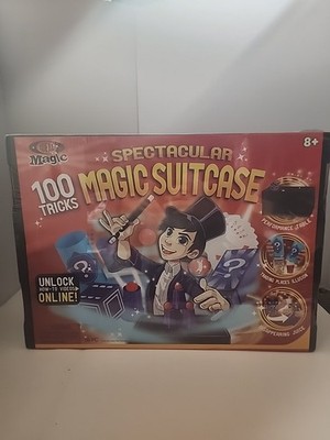 Ideal Magic Spectacular 100 Tricks Magic Suitcase 56 Pcs NEW
