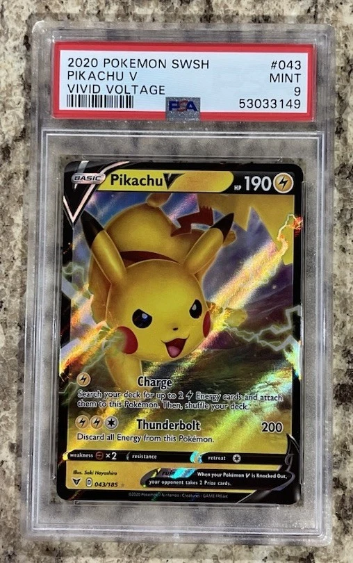 25+ Pikachu V 043/185 Swsh04: Vivid Voltage for sale | Updated Oct