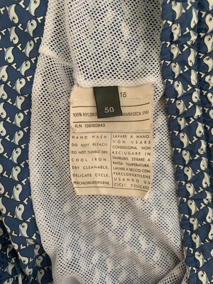 $490 Pantalones cortos de natación Salvatore Ferragamo EU 50 para hombre 100 % forrados de nailon Foto 4 de 4