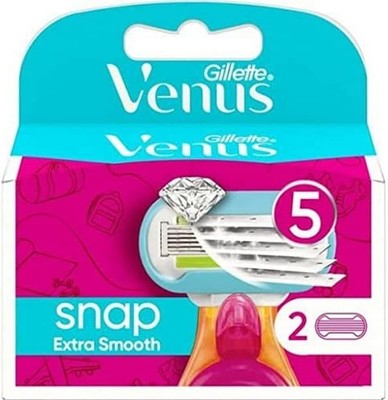 Gillette Venus Extra Smooth Snap Ersatzteile für Damenrasierer, 2er-Packung, 5