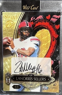 Lanoris Sellers Auto True 1/1 Gold Vinyl South Carolina Prospect True One Of One