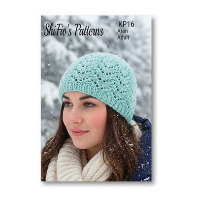 Strickanleitung für Damen Aran Mütze - KP16