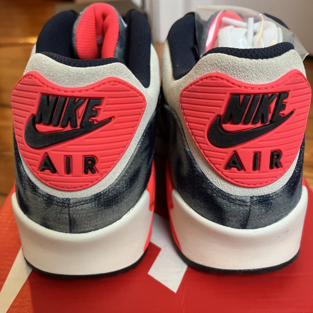 Size 11 - Atmos x Nike Air Max 90 QS Bleached Denim for sale