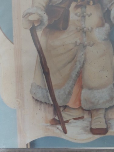 DELANE LANGE VICTORIAN ST NICK TOY BASKET PIPE SANTA PAINTING PATTERN 1991 46 - Picture 7 of 8