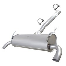 Stainless Steel Exhaust Rear Muffler fits: 2015-2017 Jeep Cherokee 3.2L FWD