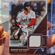Topps 2026 Series 1 Roman Anthony Rookie Relic #MLM-RAN Boston Red Sox