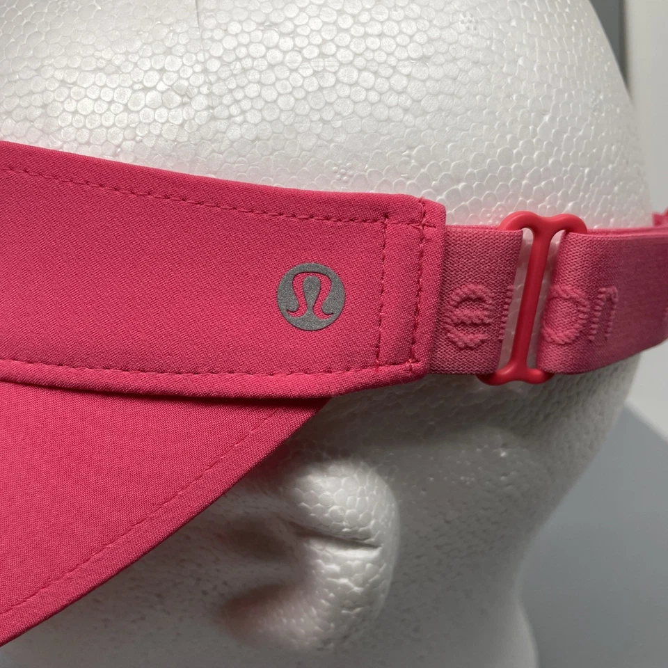 Visera Lululemon Fast Paced Run rosa banda ancha talla única Foto 2 de 4