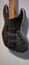 Squier Fender Contemporary Active 5 String Jazz Bass Gunmetal Lovely Condition