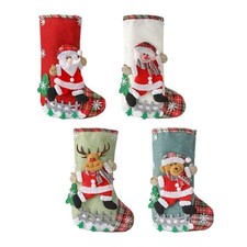 Natale Calzino Festival Regali per Le Vacanze Borsa per Le Donne Camino Casa