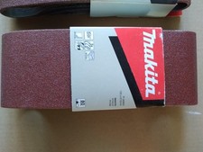 Image of makita sanding belts 100 x 610 pack 5 grit 40/60/80 p-36887 p-36893 p-36902