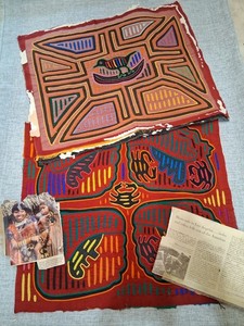 VINTAGE - MOLA STITCHED PANALS (PANAMA)