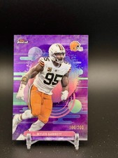 2025 Topps Finest Myles Garrett #185 Purple /200 Uncommon Browns