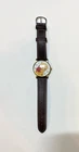Vintage Timex Disney Winnie the Pooh Watch 33mm Gold Tone Leather New Battery
