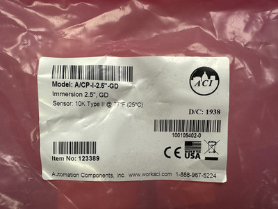 AUTOMATION COMPONENTS INC A/CP-I-2.5''-GD