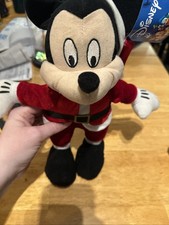 2020 Disney Parks Holiday - Santa Claus Mickey Mouse 14 Christmas Plush