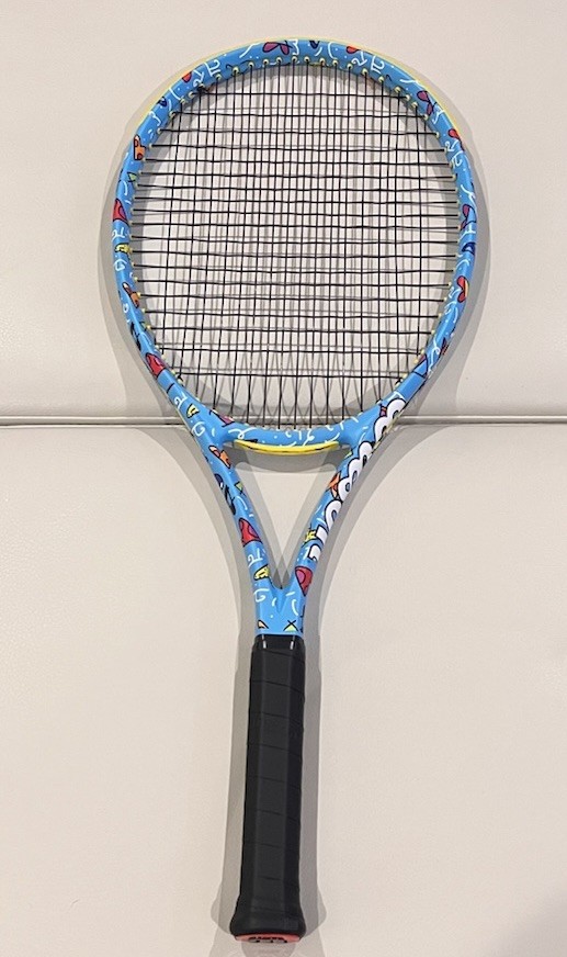 完売品【美品】WILSON ULTRA100 romero britto Mint Wilson Romero Britto Ultra 100 V4 Grip 4 3/8 (3) Tennis