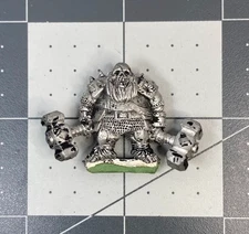 SKELETAL DWARF Undead metal AD&D 28mm Pathfinder Dungeons Dragons figure BL25