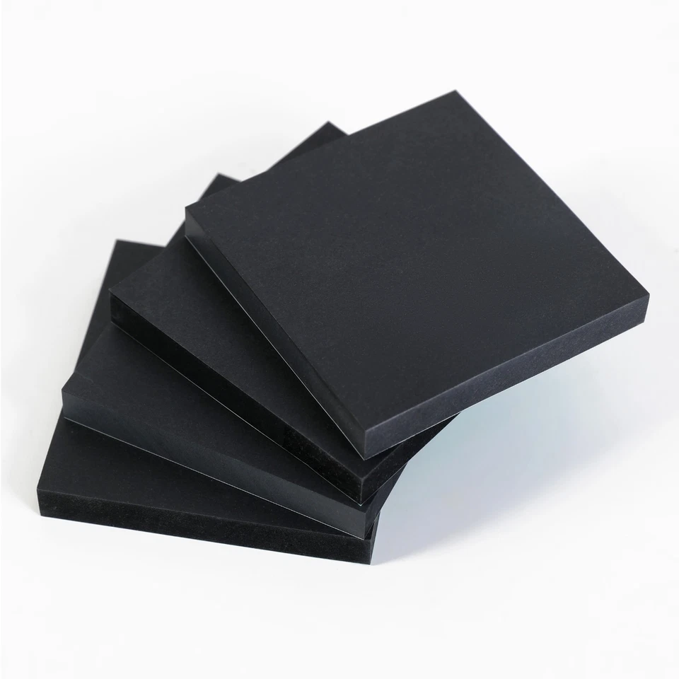 EVERGREEN GOODS Black Sticky Notes, Self Adhesive Square Pads 76mm x 76mm, 100 Sheets each