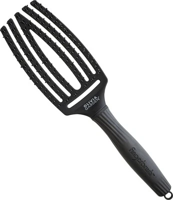 Olivia Garden Fingerbrush Double Medium Full Black