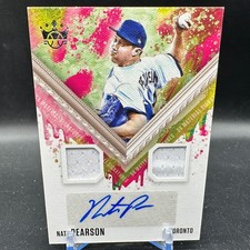 Nate Pearson Auto DK Materials Signatures 2021 Panini Diamond Kings