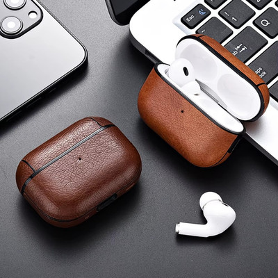 Lederhülle für AirPods Pro 2 3 USB-C AirPod 4 Cover Business Stoßfest UK