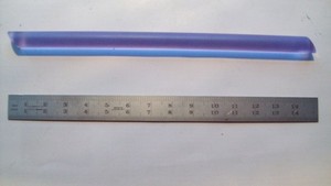 Nd:glass laser rod 8 x 150 mm, Brewster ends, Schott LG630, to refurbish