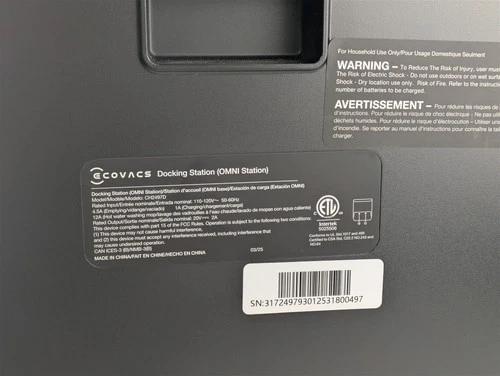 ECOVACS DEEBOT X9 PRO OMNI Robot Vacuum Cleaner & Mop w/ Docking Station image 22