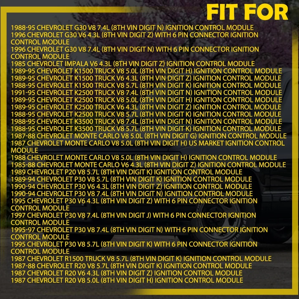 Módulo de encendido LX340 para Chevrolet Blazer Astro Camaro 1987-1994 G10 P30 S10 Foto 4 de 4