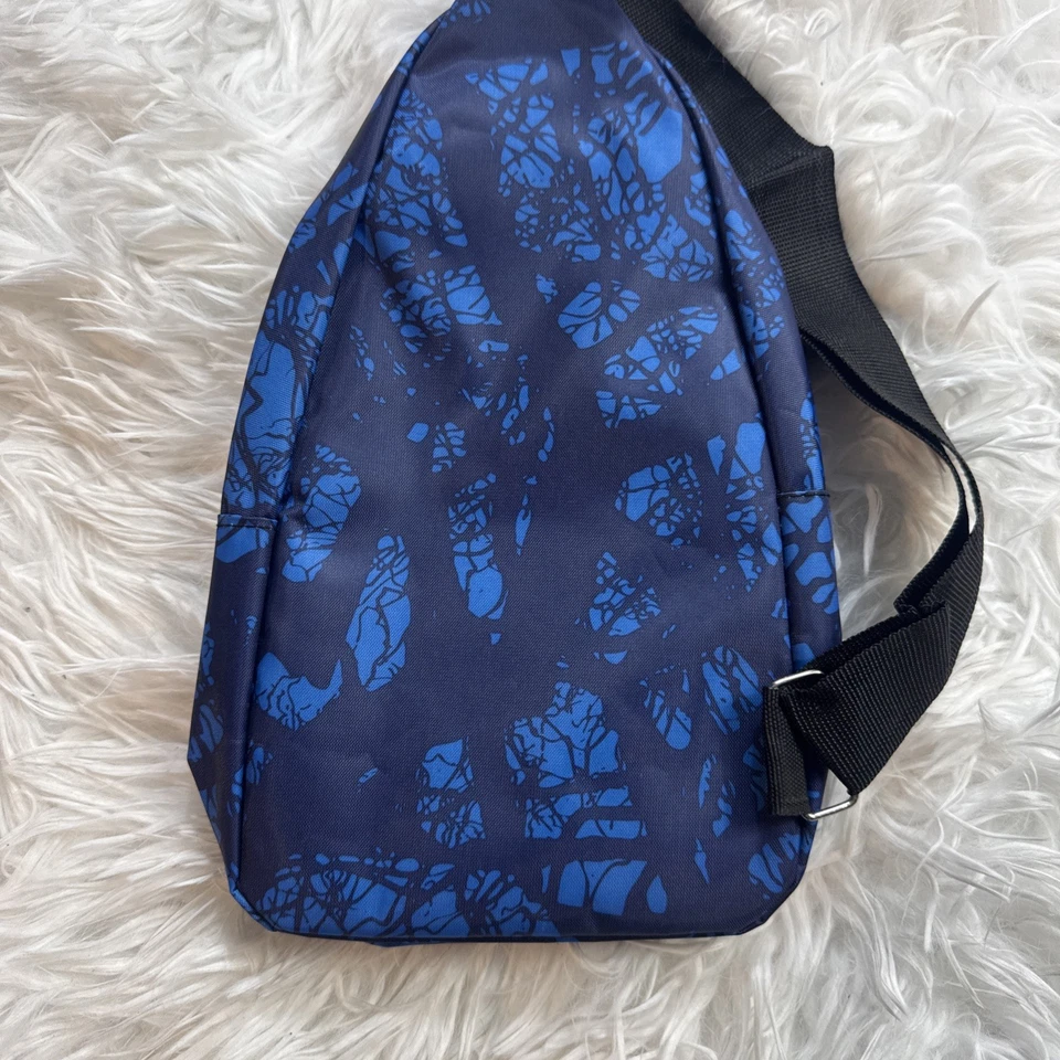 Nike Unisex Bolso Bandolera Mochila Escuela Bolso de Hombro Azul Gráfico Nuevo Foto 3 de 4