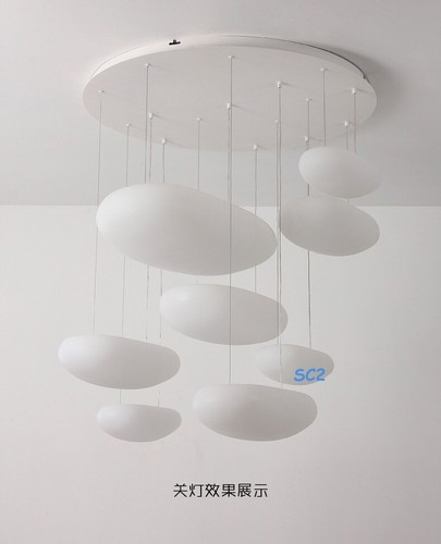Chandelier Villa PE environmental protection pendant, egg, lighting lamps YANG - Picture 15 of 30