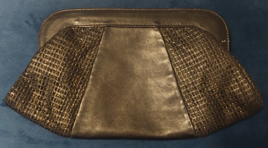 Lauren merkin gold clearance clutch