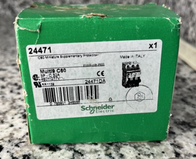 Schneider Multi 9 C60 3P-C32A Triple Pole 3 Phase Unused 