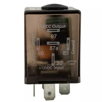 Accele BU-510TD 30 Amp Programmable Pulse Timer Relay with Delay Turn On / Off