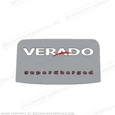 Fits Mercury 2006-2012 135/150/175/200 'Verado Supercharged' Rear Decal