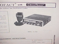 1975 MIDLAND CB RADIO SERVICE SHOP MANUAL MODEL 13-895