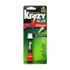 KRAZY GLUE All Purpose Crazy Hold Precision Tip Ceramic Wood Glass Plastic Etc..