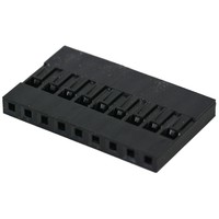 Conn,.1,1 Row,9 Pin Housing, Use With/100766 Contacts 15 Pcs Conn,.1,1 Row,9 Pin Housing, Use With/100766 Contacts 15 Pcs
