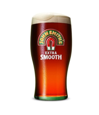 John Smith's Pint Glass - Official Tulip Pint Glass Coloured Logo Brand New